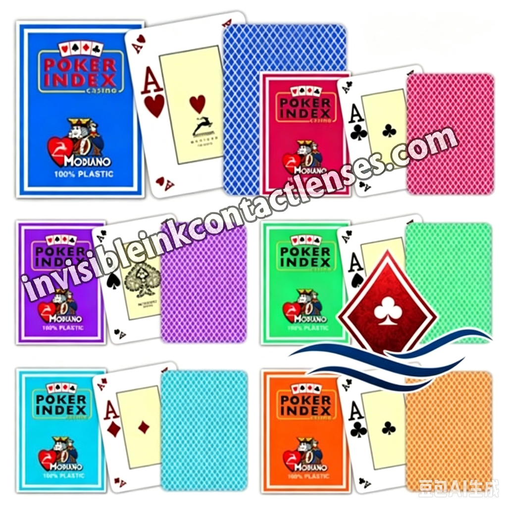 Tarjetas marcadas con índice Modiano Poker a la venta