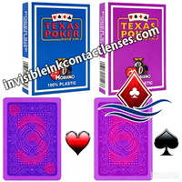 Invisible Ink Modiano Texas Holdem markierte Karten