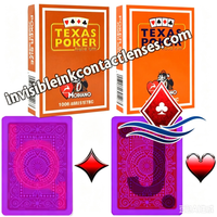Invisible Ink Modiano Texas Holdem markierte Karten