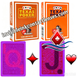 Tarjetas marcadas con tinta invisible Modiano Texas Holdem