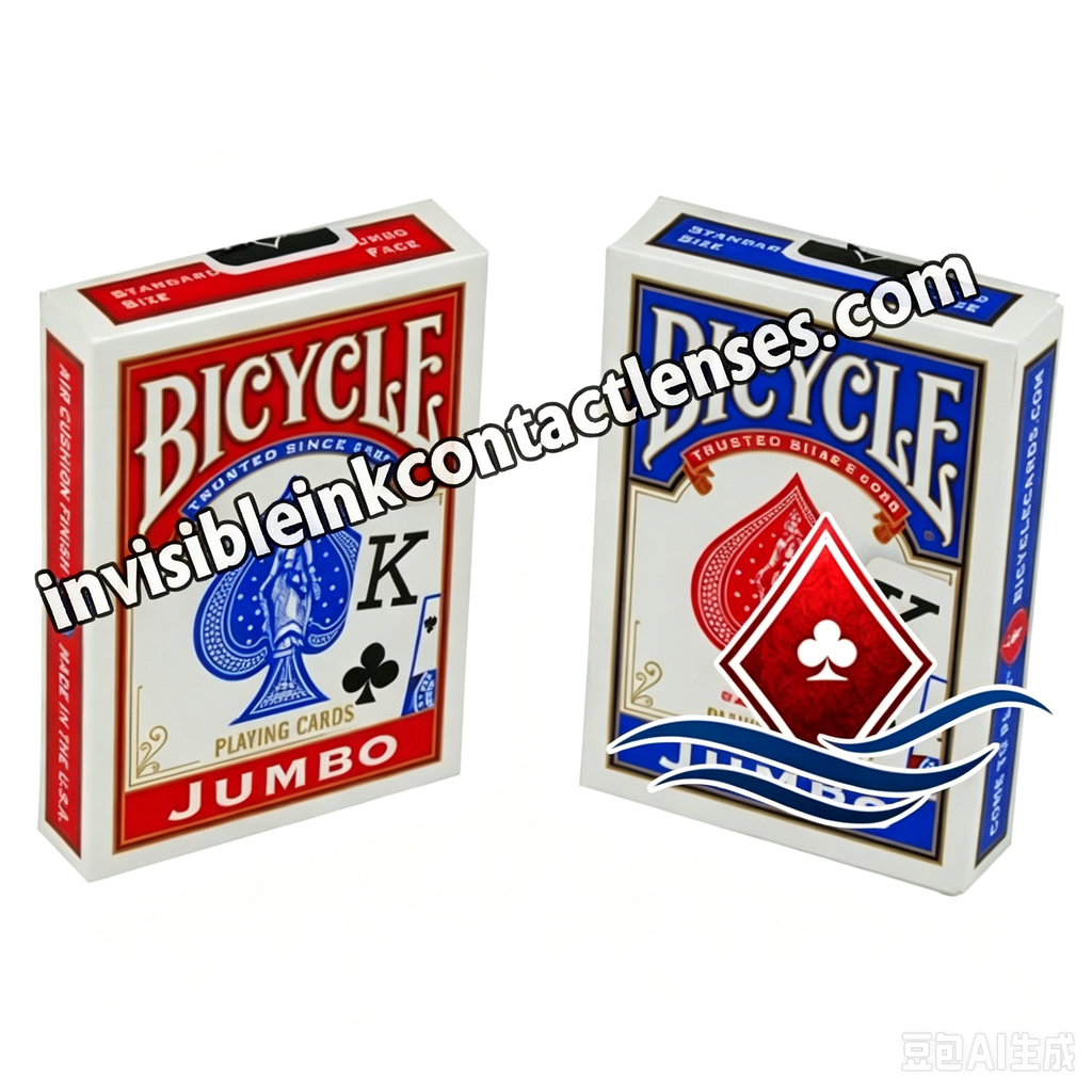Naipes marcados invisibles Jumbo de bicicleta