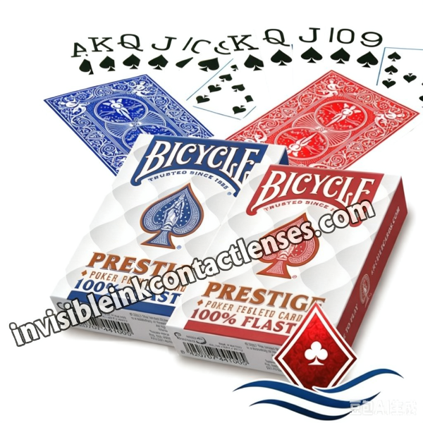 Bicycle Prestige Jumbo leuchtend markierte Karten