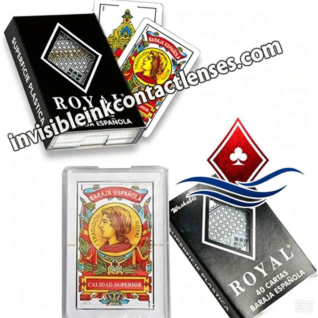 Maverlent Royal markierte Pokerkarten in Plastikbox