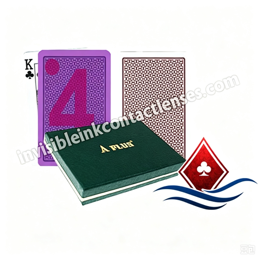 Excelentes cartas de póquer con tinta invisible A-Plus