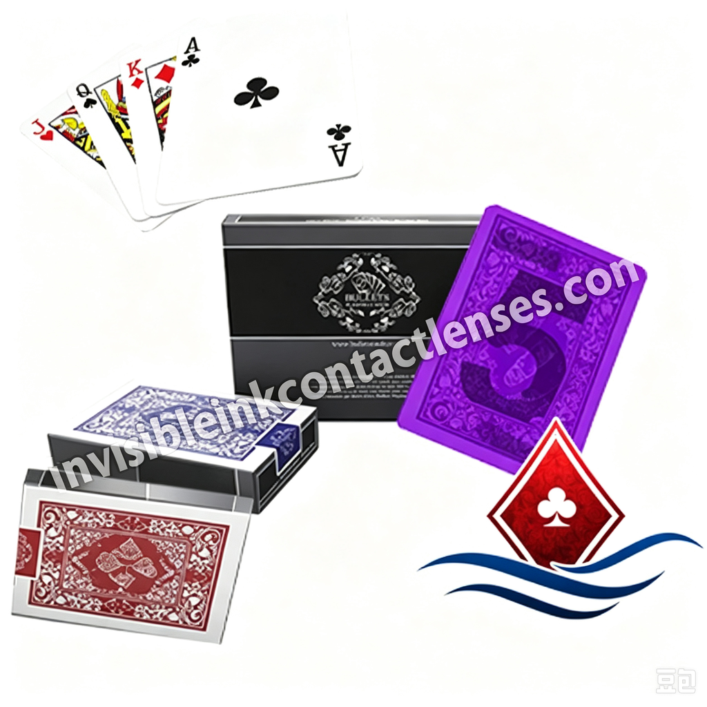 Klassische Pokerdecks mit Aufzählungszeichen