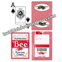 Bumble Bee Regular und Jumbo Index markiertes Deck