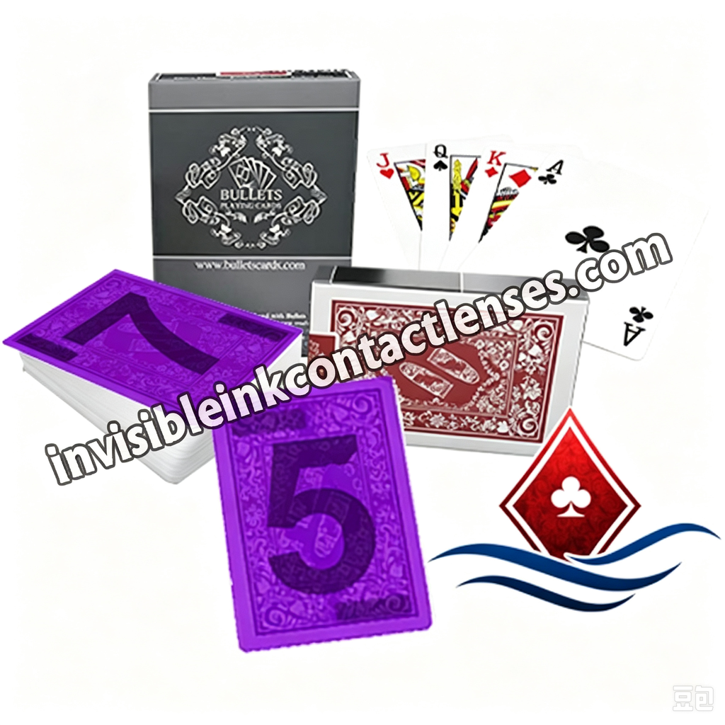 Klassische Pokerdecks mit Aufzählungszeichen
